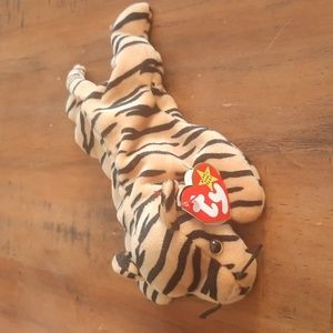 Stripes Ty Beanie Baby tiger